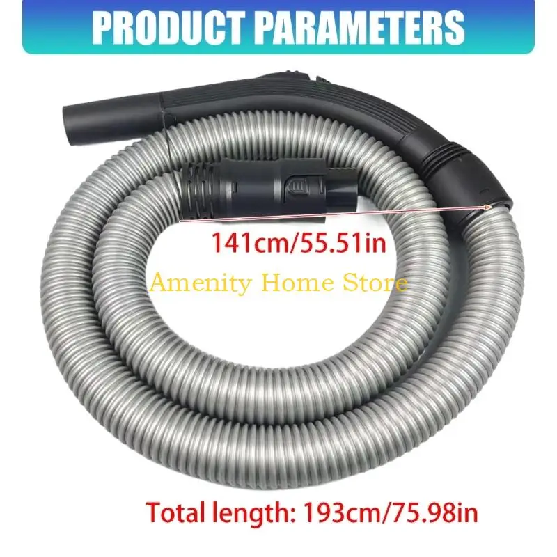 F26C Heavy Duty Vacuum Cleaners Hose 23inch Dust Collection Hose Vacuum Extension Hose