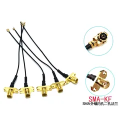 5PCS Antenna WiFi Pigtail Cable SMA Female Panel Mount to Ufl./IPX RF1.13 Cable for FPV Drone RC Model Multicopter