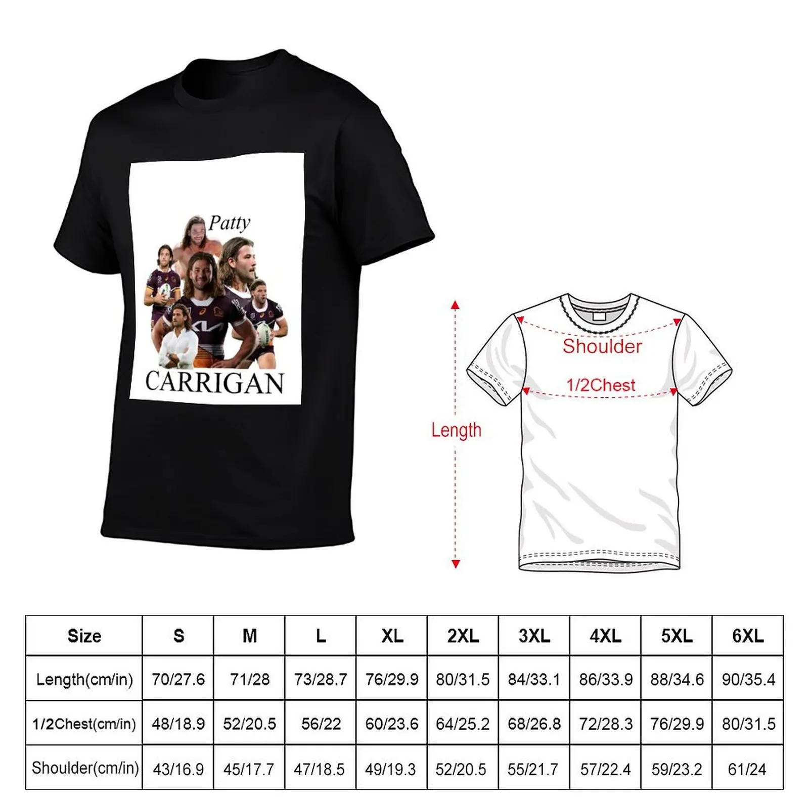 Patty CARRIGAN collage T-Shirt Lightweight Print T-Shirt