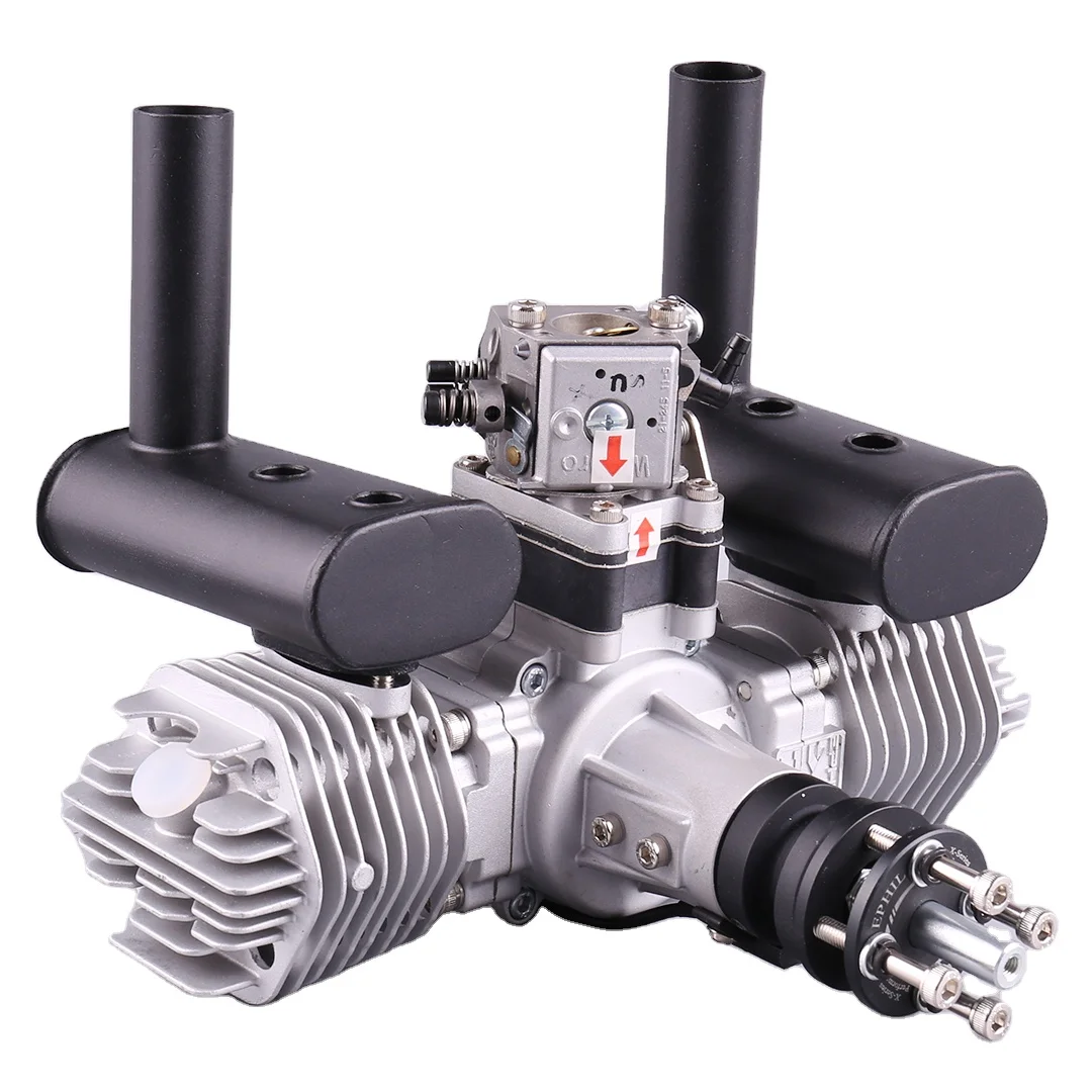 Applicable to Ephil X-76cc-T Model Aircraft Model Gasoline Engine Opposed Two-Cylinder Two-Stroke Fixed Wing Engine