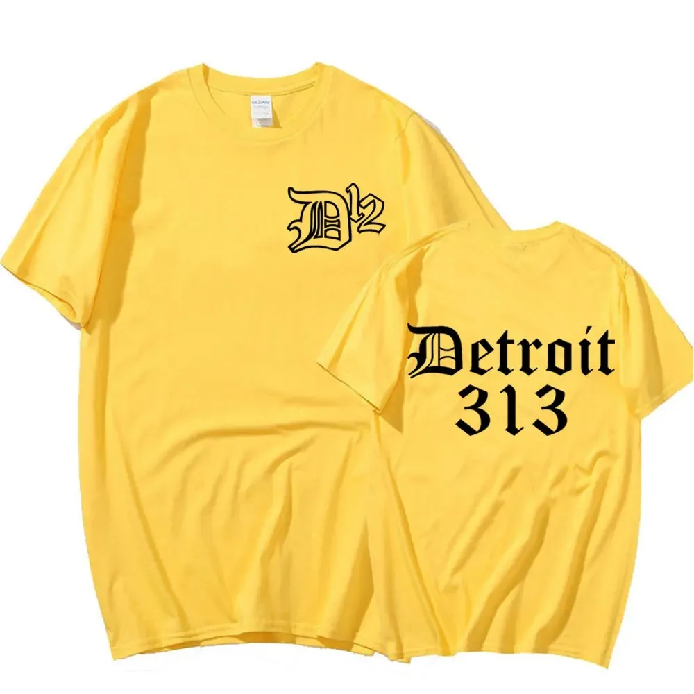 D12 band rapper eminem t-shirt detroit michigan druck t-shirt männer frauen mode lässige baumwoll-t-shirts übergroße oberteile männlich – Detail 5