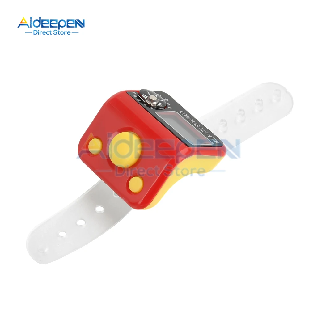 Penghitung Baris Digital LED 5 Warna, Penghitung Penghitung Tampilan 5 Digit, Penghitung Klik Nomor Genggam, Penghitung Penghitungan Jari