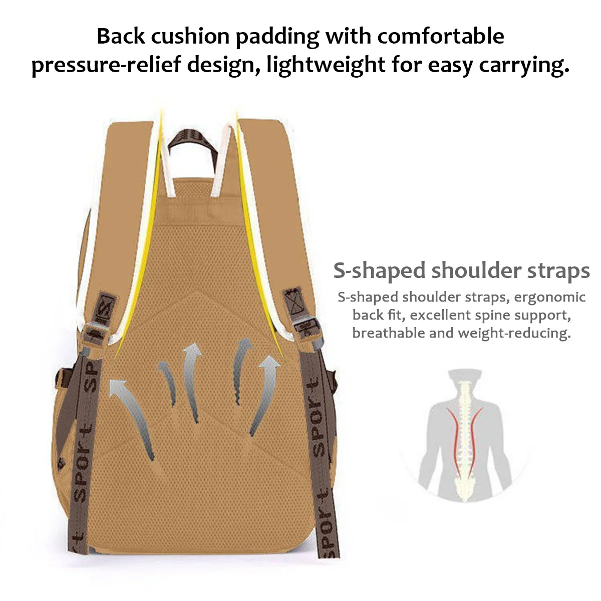 Capybara Kawaii Backpack Large Capacity Laptop School Bag Teens Waterproof Daypack with Adjustable Strap Cute Computer Backpack