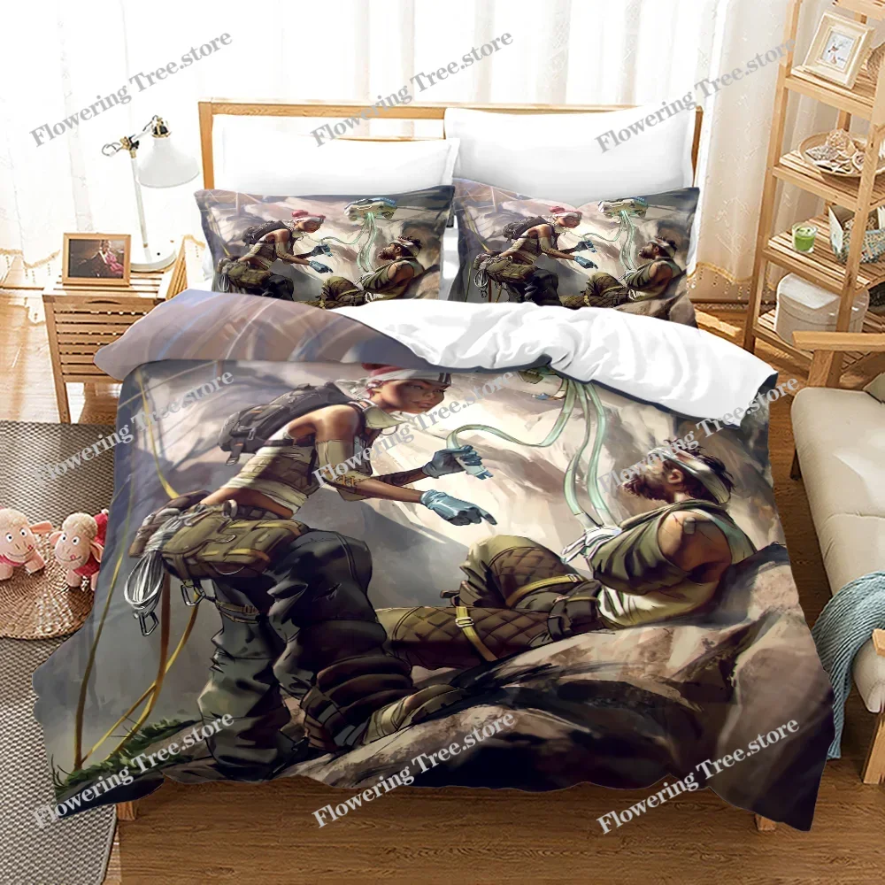 NEW APEX Academia Anime Duvet Cover Set with Pillow Covers Polyester Teens Kids Bedding Set Full Queen King Size Bed Linen - view 6