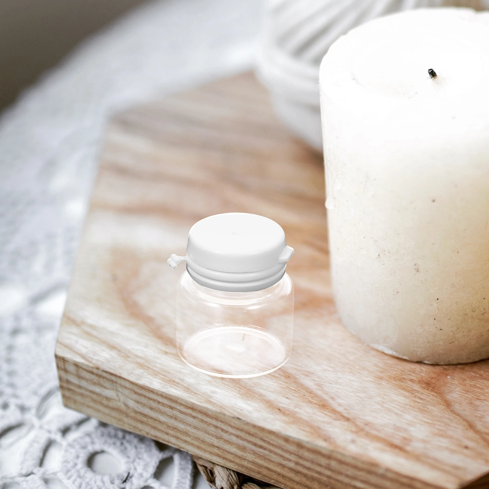 

10pcs Travel Cream Containers 10Ml Leak-Proof Refillable Transparent Skincare Jars For Toiletries Makeup Portable Empty Liquid