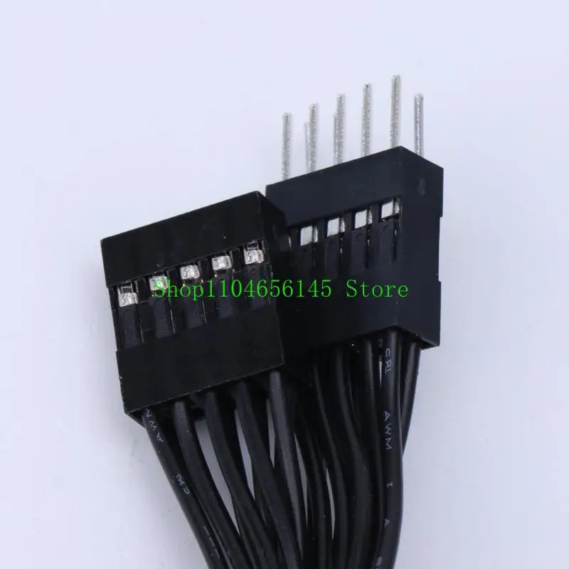 5ASD 9-Pin HDAudio Extension Connection Cable 24Awg tahan lama