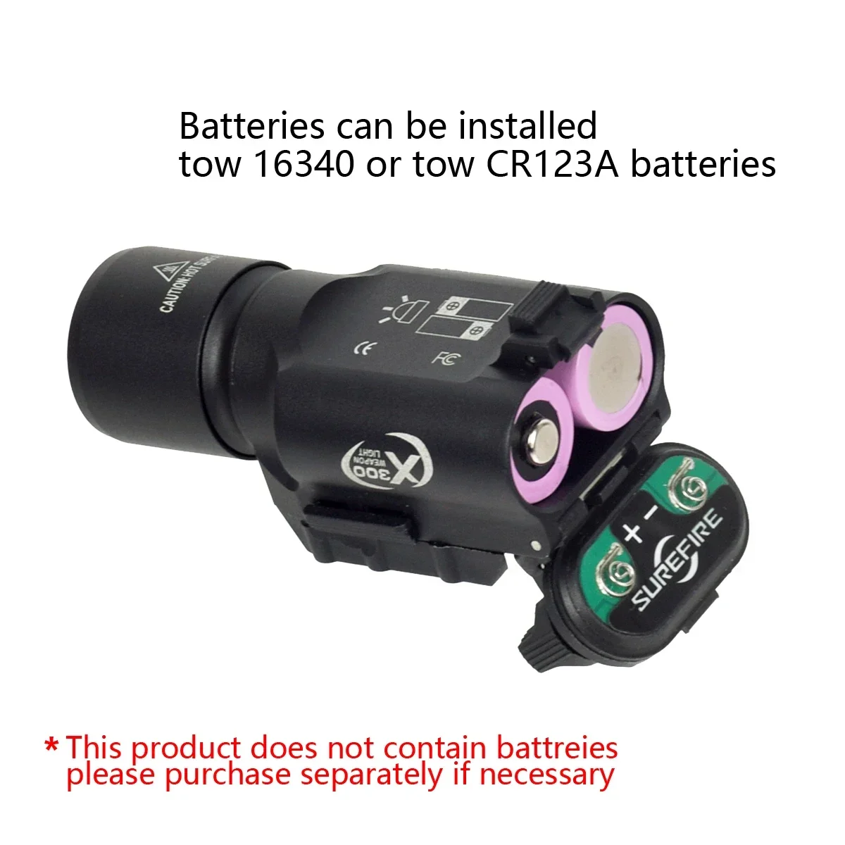 Surefire X300 X300U Ultra X300V XH35 Flashlight Airsoft Weapon Pistol Gun Strobe Light With Upgrade Remote Dual Function Switch