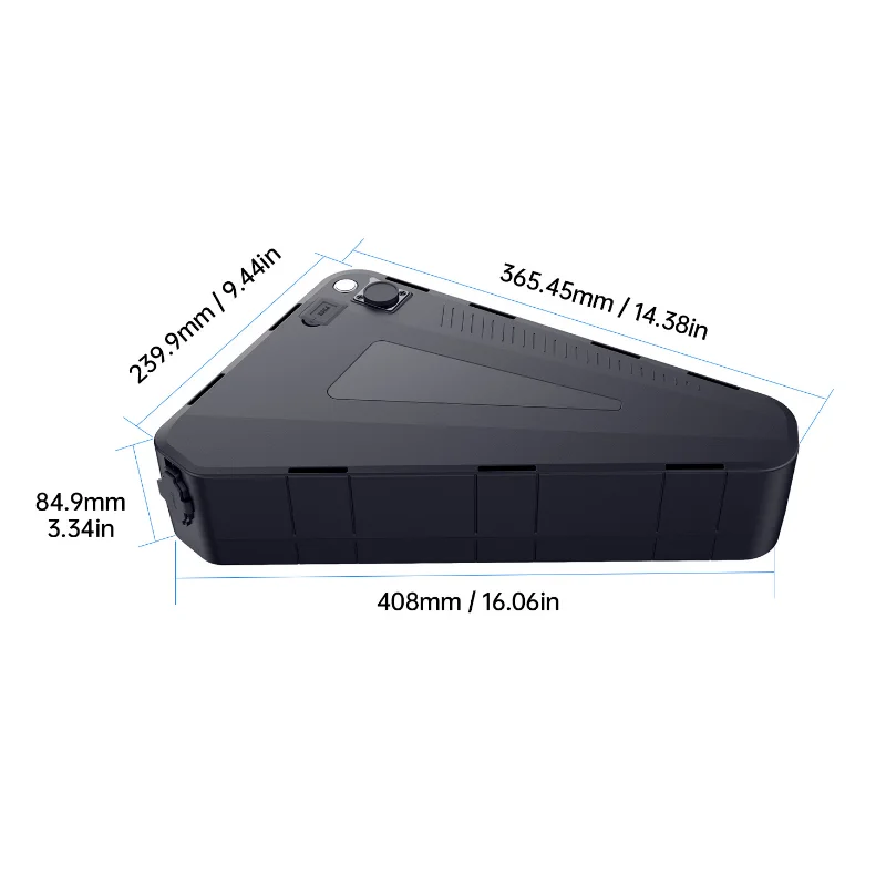 48V 12-16AH 21700 Lithium Battery for Electric Bicycle Triangular Crossbeam Design 100% Real Capacity Electric Bike Power Source