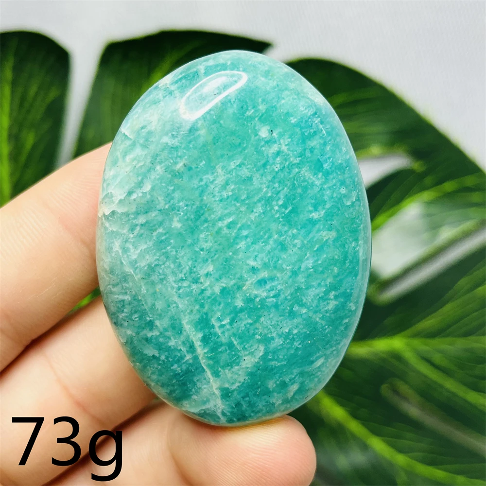 Natural Gemstone Amazonite Palmstone Sea Blue Crystal Home Room Decoration Holiday Gift Witchcraft altar Prayer SpiritualHealing