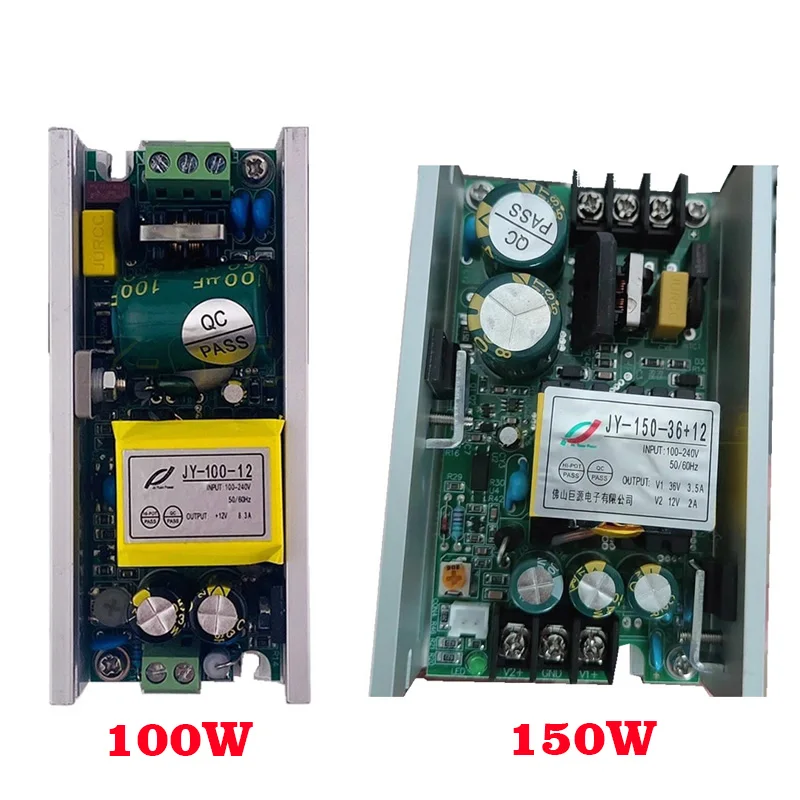 100W/150W LED Par Lighting Power Board AC to DC JY-100-12 JY-150W- 36+12V DC Output RGB COB Par Light Switch Power Source