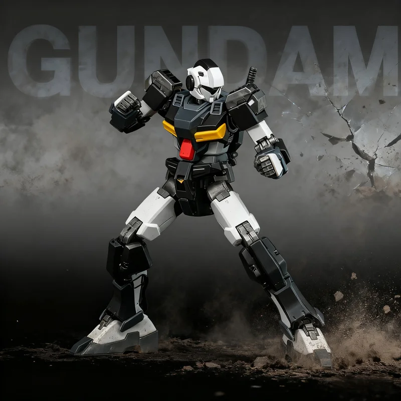 HG 1/144 G-Line Nero Armatura Standard Modello RX-81ST Kit Modello di Montaggio, Figura Articolata Mecha Giocattolo Da Collezione Desktop Ornamento