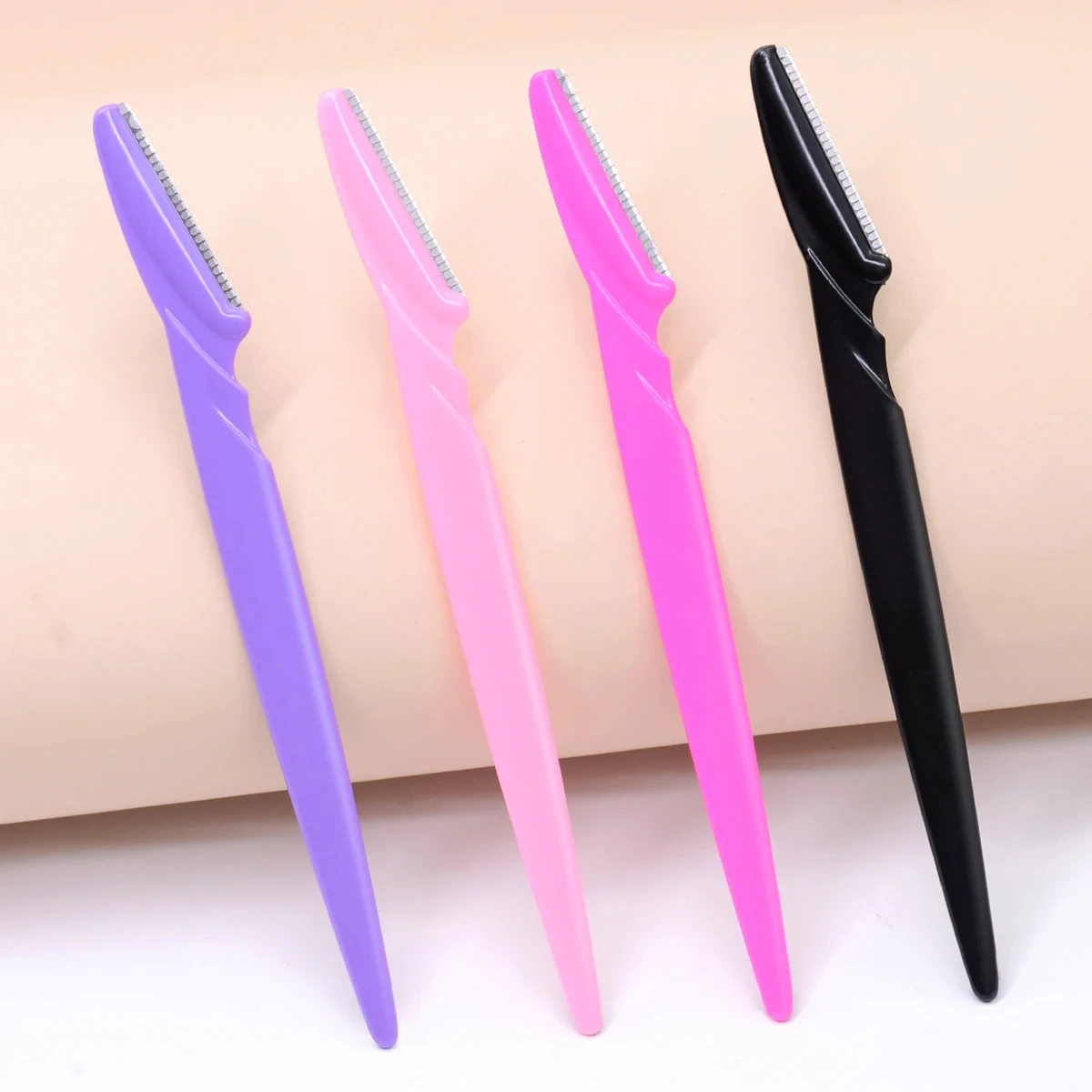 6/12 Stück Augenbrauen-Trimmer-Messer, tragbarer Gesichtsrasierer, Haarentferner, Augenbrauen-Epilierer, Haarentfernungs-Cutter, Rasierklingen, Make-up-Werkzeuge