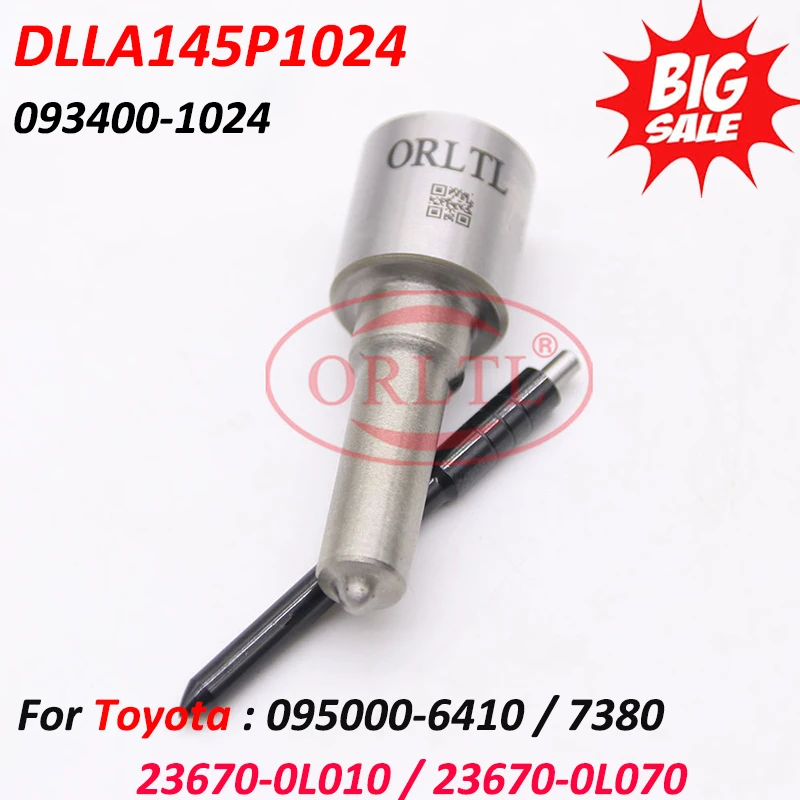 Fuel Injector Nozzle DLLA145P1024 Diesel Sprayer DLLA 145 P 1024 For Toyota Hiace / Hilux 23670-0L010,23670-0L070,095000-7760