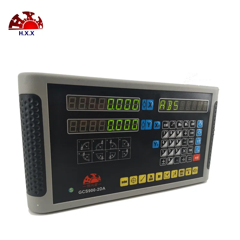 Professional Linear Scale with 2 Axis Dro LCD Digital Display Linear Scale and Digital Readout Meter for Milling Lathe Machine