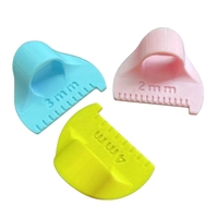 3Pcs Sewing Templates Finger Sewing Ruler Quilting Stitching Aid For Tailoring