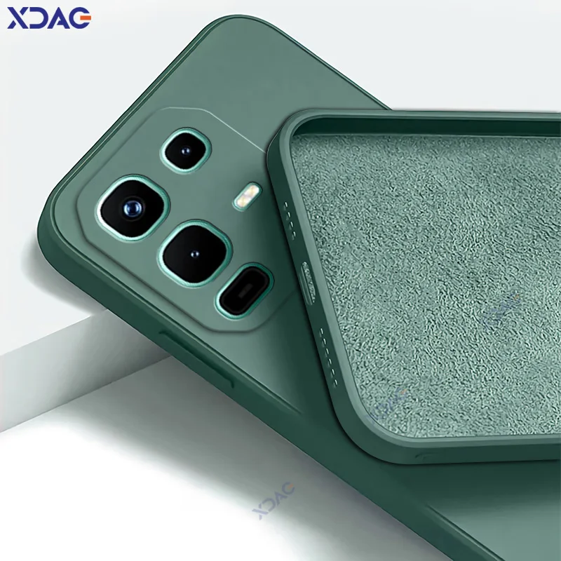 Funda de lujo para teléfonos móviles Candy para Infinix Note 50 Pro Protector de cámara Note50 50Pro funda suave cuadrada de silicona líquida armadura Coque