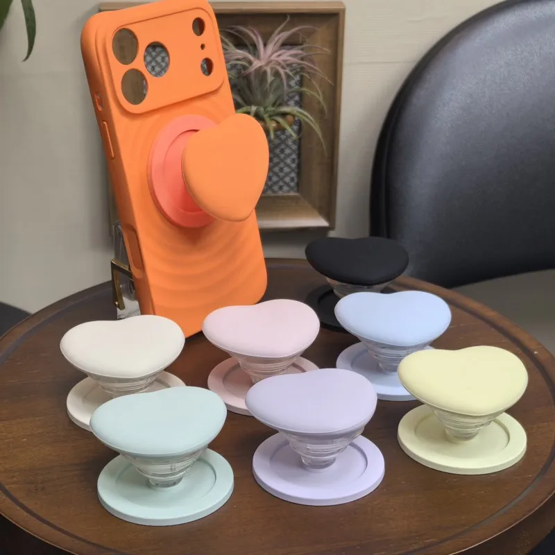 

Магнитный держатель-подставка для телефона в стиле милой корейской и японской моды, складной, совместимый с MagSafe, мягкий матовый, пастельные цвета.