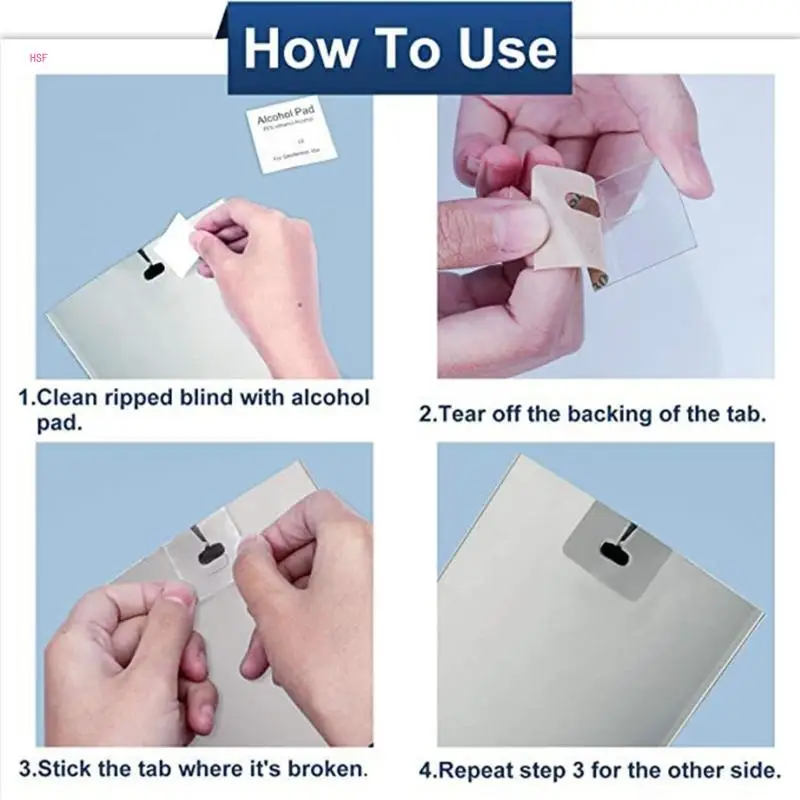 10pcs Vertical Blind Repair Clip set Slats Repair Tabs Clear Tabs Replacement set for quick fixs at Homes or offices