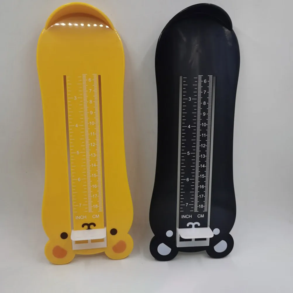 2Pcs Foot Measurement Device High-End ABS Material Universal Shoes Measurer Foot Length Gauge Size Chart
