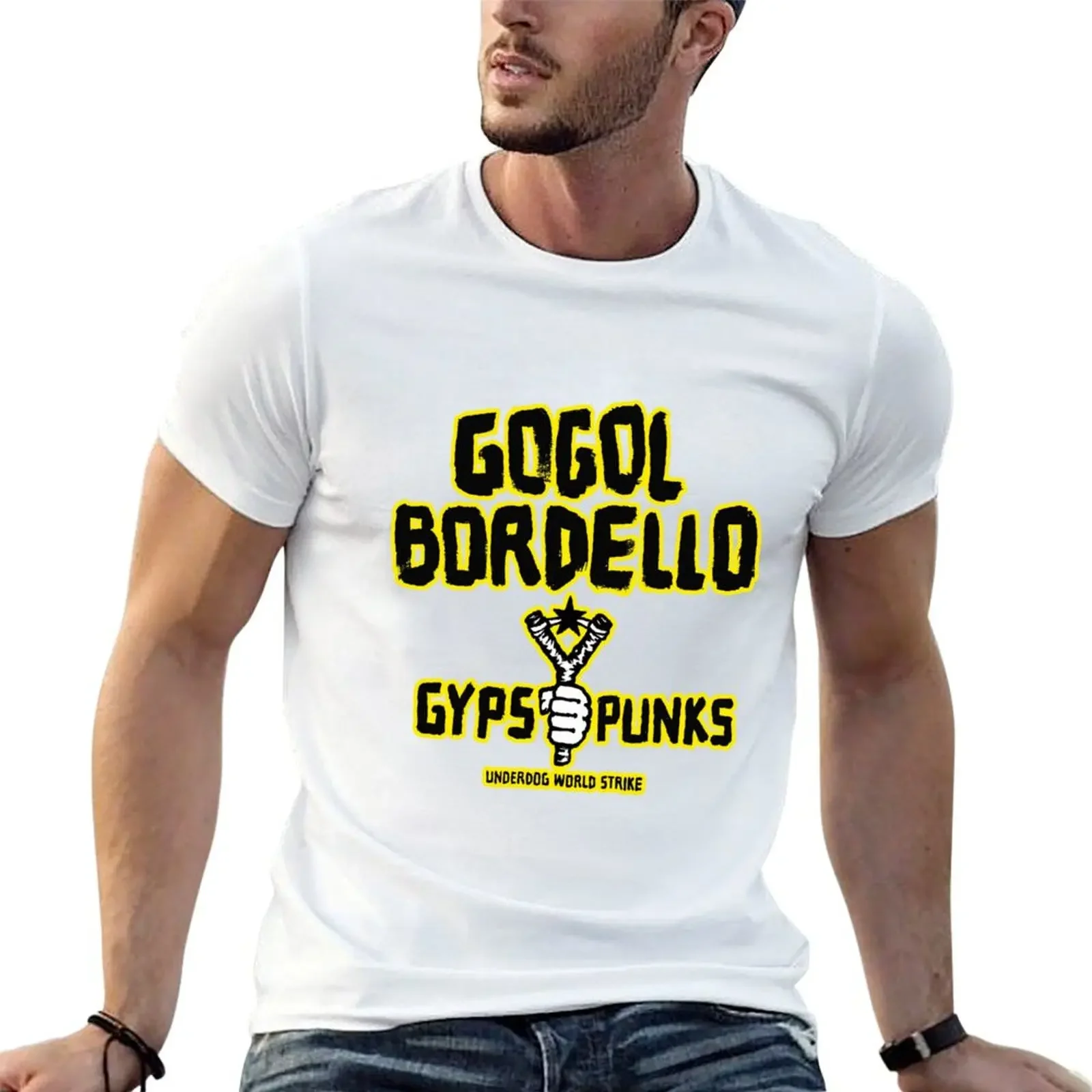 gogol bordello T-shirt kawaii clothes vintage clothes oversized sports fans mens cotton t shirts