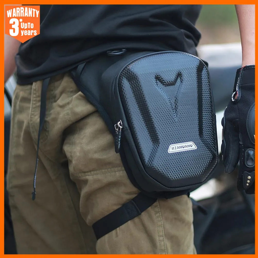 Men's Waterproof Tactical Travel Bag Motorcycle Waist Leg Bag Hip Bum Pack Outdoor Casual Fanny Pack for Ride