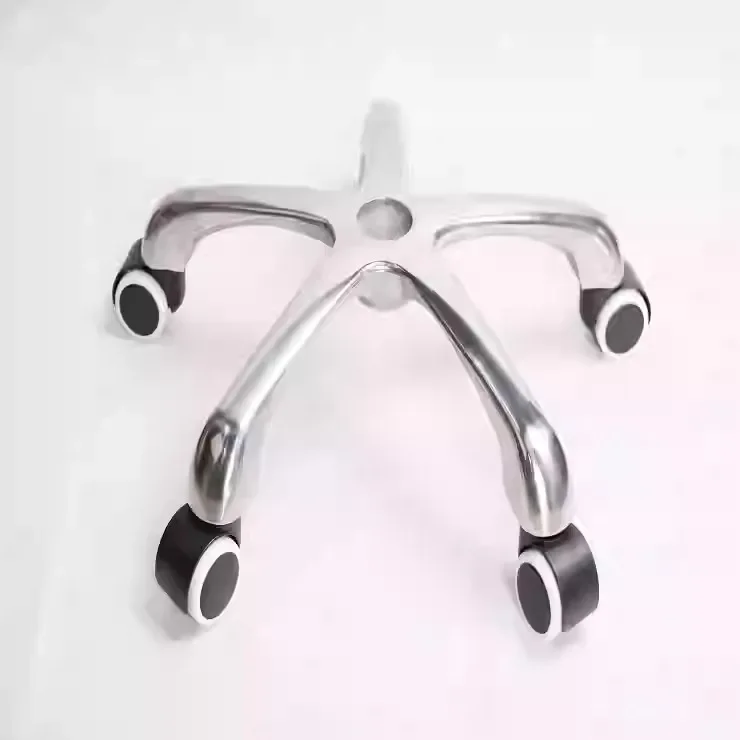 Chair Accessories Parts Die Casting Adjustable 5 Star Aluminum Chair Base for Office Chair