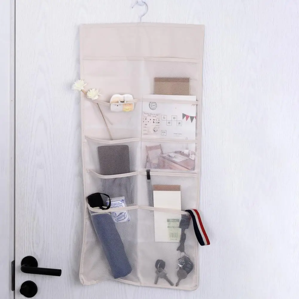 Excellent Space-saving Practical Hanging Bag Bra Storage Hanging Bag with Mesh Pocket for Wardrobe Underwear Organizer