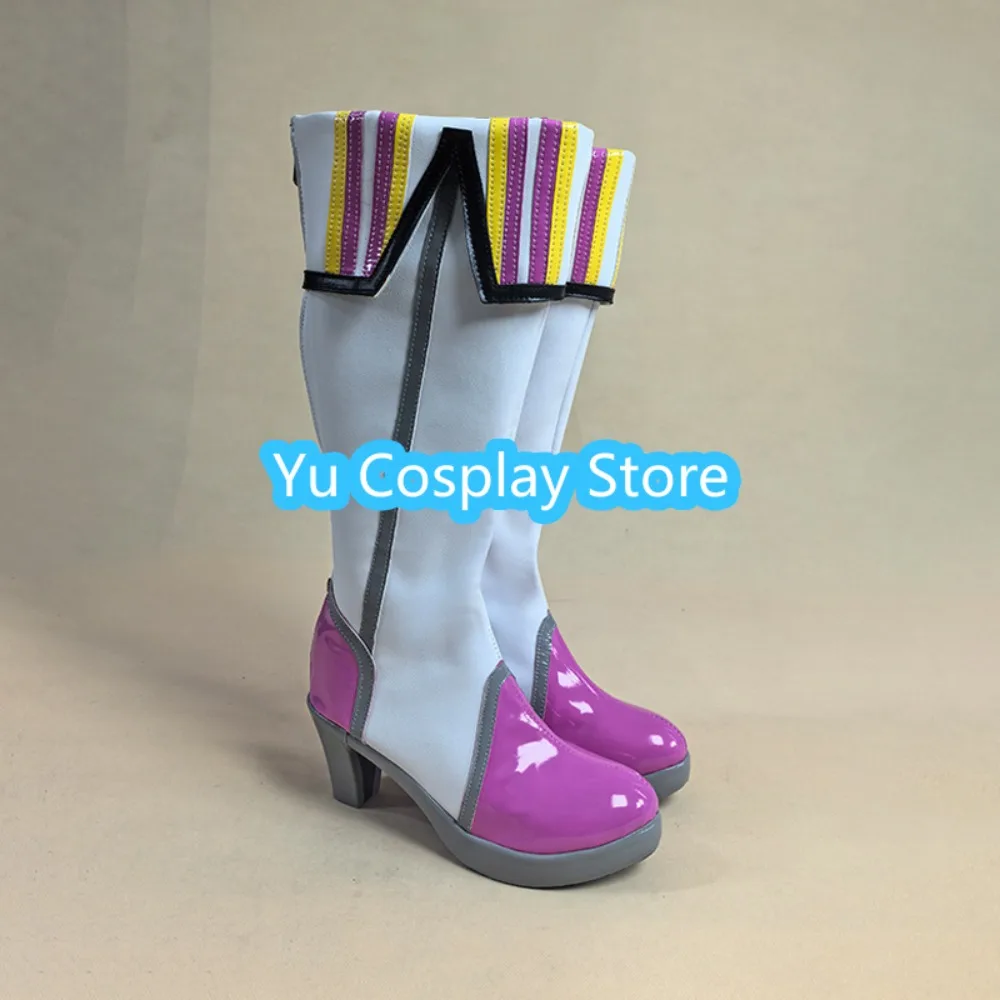 Buty do cosplayu Pretty Rhythm Laala Manaka na wystawę anime, występ, buty do cosplayu anime, botki, kostiumy na Halloween, rekwizyty