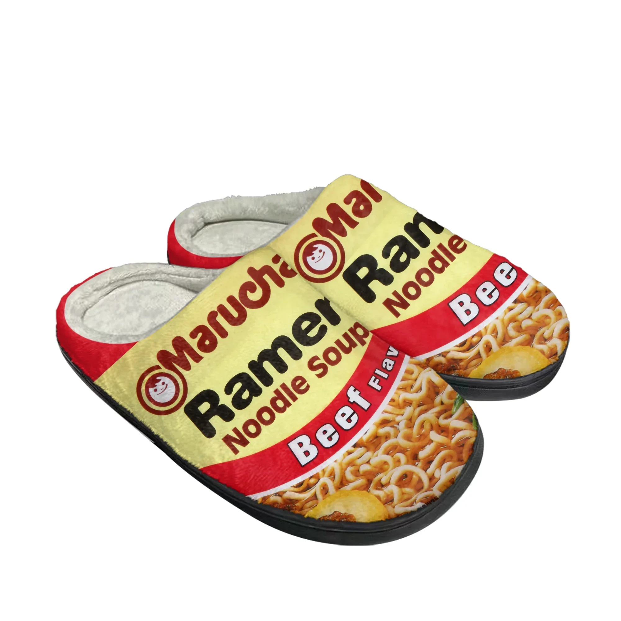 

Maruchan Ramen Noodles Home Cotton Slippers Mens Womens Plush Bedroom Casual Keep Warm Shoes Thermal Indoor Slipper Custom Shoe