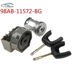 New 98AB-11572-BG For Ford Transit Mk7 S C B-max Fiesta Fusion Focus Mondeo Galaxy Ignition Switch & Lock Barrel Cylinder