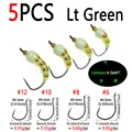 5 piezas Verde claro