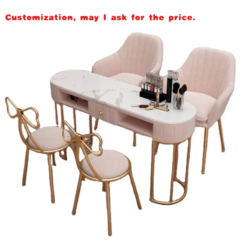 custom.Salon Furniture Manicure Table with Manicure Chair Manicure Station