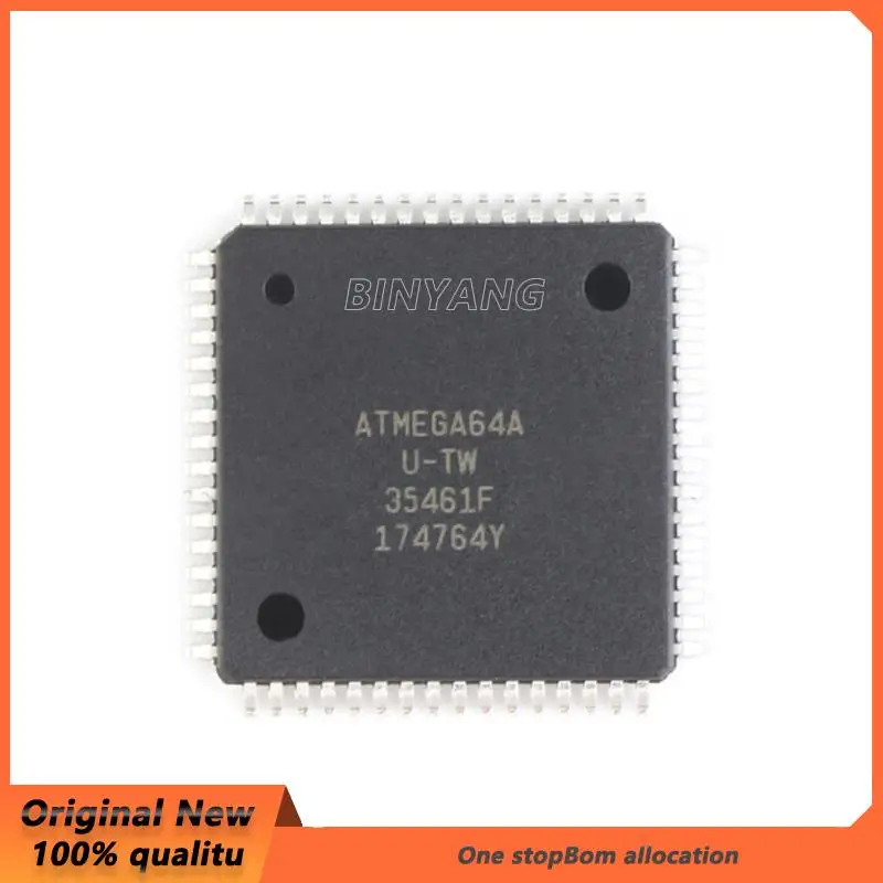 (10piece)100% New ATMEGA64A-AU ATMEGA64A QFP-64 Chipset