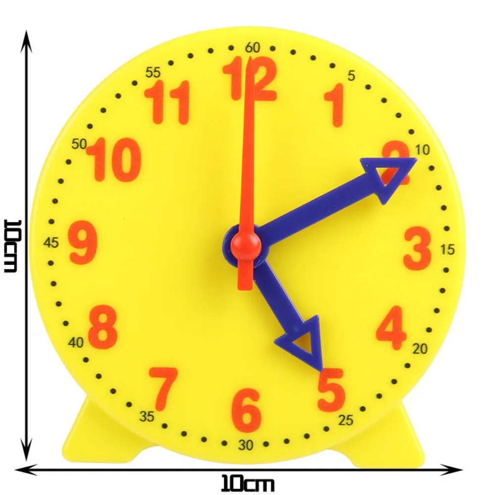 Children Montessori Clock Educational Toys Hour Minute Second Cognition Colorful Clocks Early Preschool Teaching Aids 영어교구