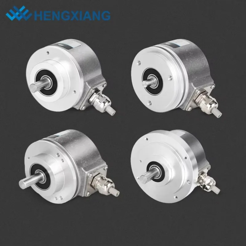 GOOD Hengxiang S58 Axial 5000ppr Incremental Encoder 10mm Solid Shaft 8.5000.737f.5000.0050 ClampingFlangeIP66 M23-12pinSensorEn