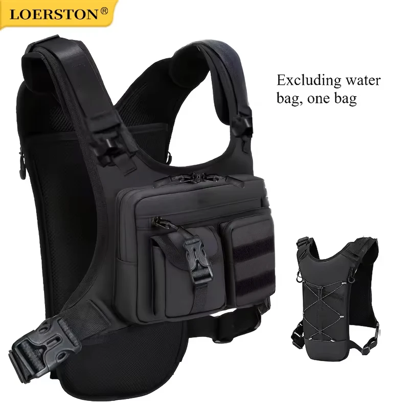 Lightweight Running Chest Pack for Hiking Outdoor Activities Marathon Bicycle Race Vest Bag No Water Bladder
