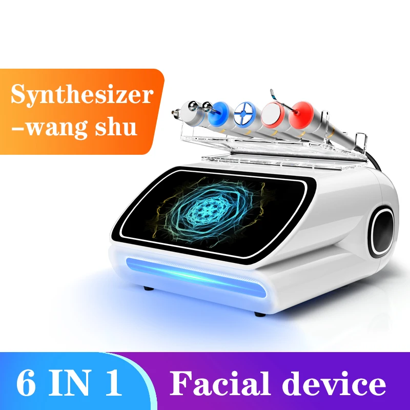 Deep Cleansing Multifunctional 6 In 1 Repair Skin Tightening Face Massager Hydra Facial Machine Salon Home Use Beauty Equipment