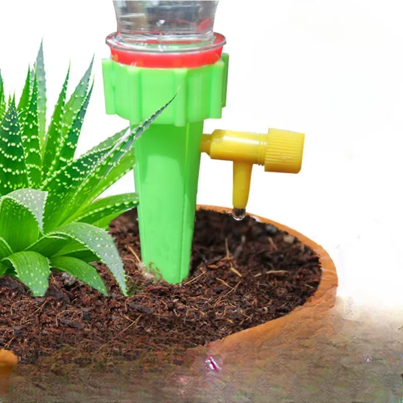 نظام الري بالتنقيط الأوتوماتيكي، سبايك سقي ذاتي لنباتات الزهور، حديقة الدفيئة، جهاز منقط الماء التلقائي القابل للتعديل