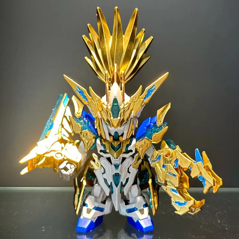 

Bandai SDW Heroes Long Zun Liu Bei Unicorn Assembly Model Movie And Tv Peripheral Desktop Decoration Ornament Collectible Gift