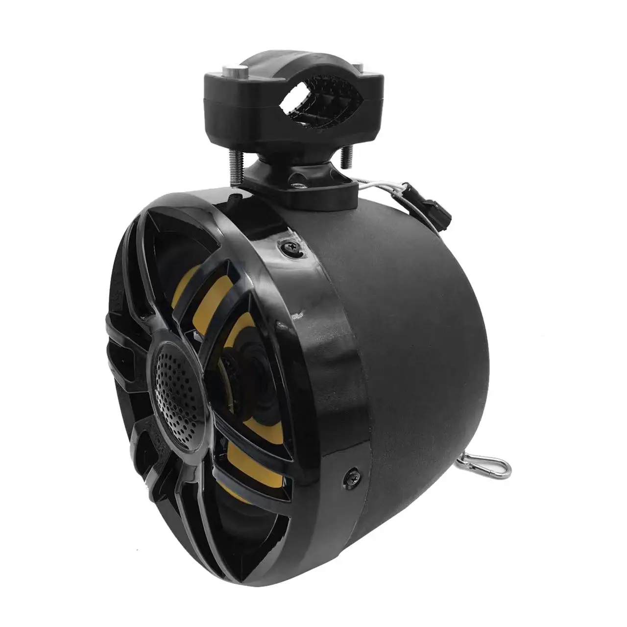 

8'' Waterproof Tower Speakers Marine Audio Boat AccessoryBlack IP66 Wake Board Water Ski