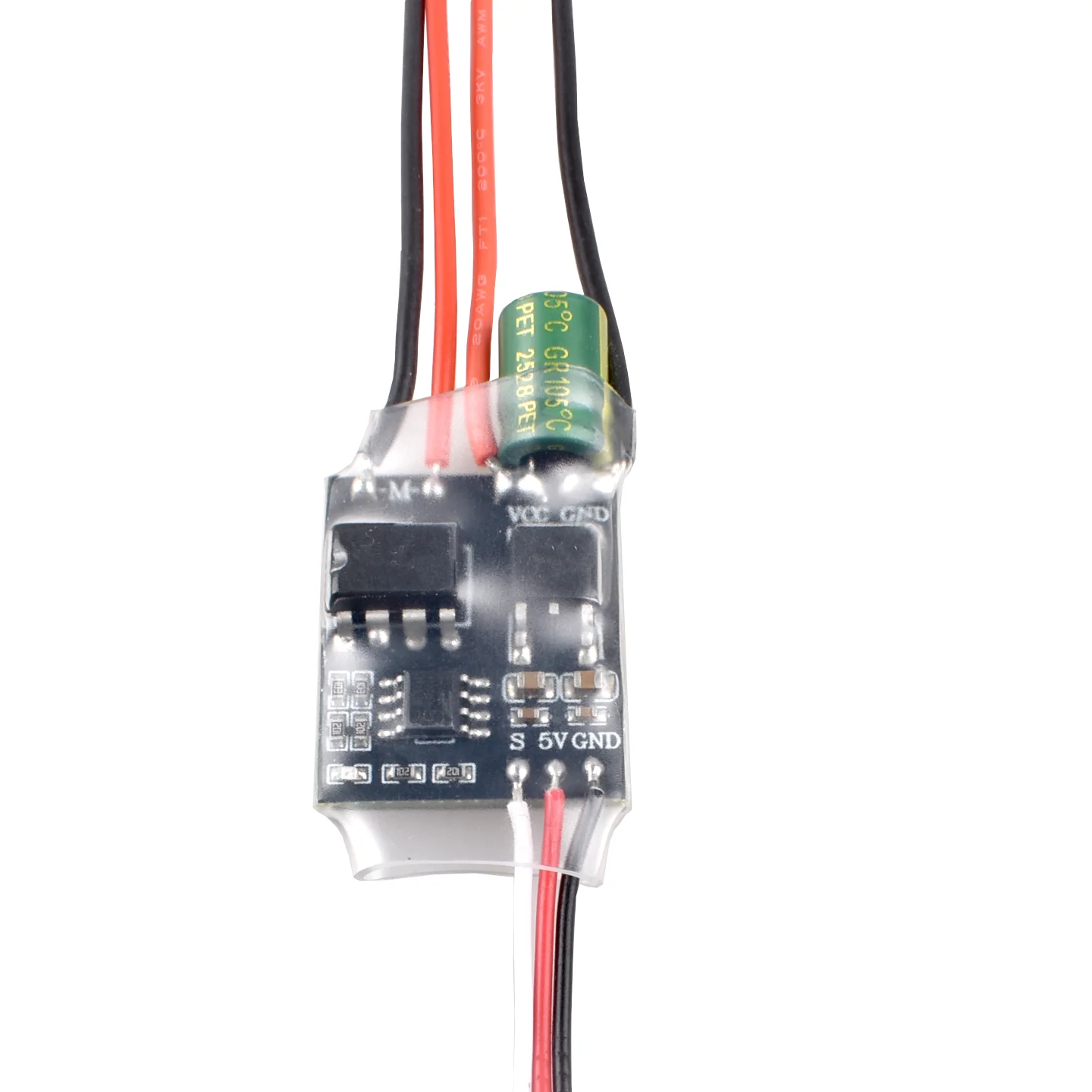 7A Dual Way Bidirektionale ESC Speed Controller 2S-3S Lithium-Batterie Bürstenmotor ESC RC Boot Auto tank Ersatzteile – Detail 5