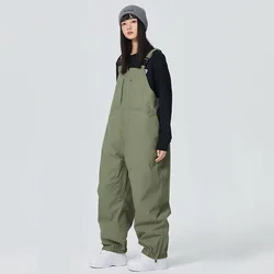 Pantaloni impermeabili con cinturino da sci donna uomo 2025 3L pantaloni da snowboard resistenti al freddo invernali pantaloni da sci sportivi antivento all'aperto