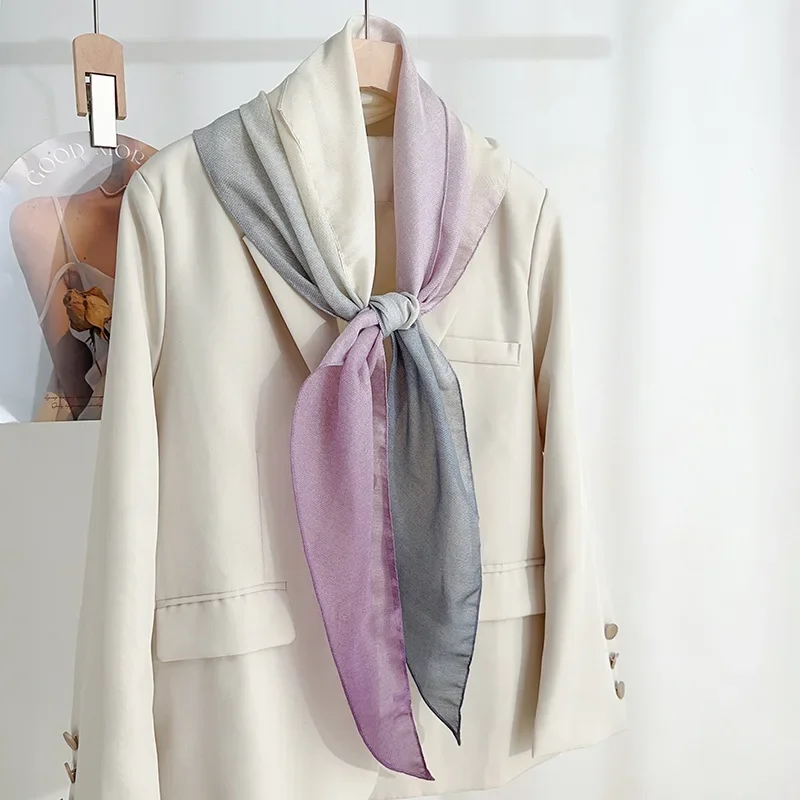 

Fashion HOT Spring Summer Women Neck Scarf Pure Diamond Scarf Professional Scarf Tie Thin Laides Bussiness Neckerchiefs