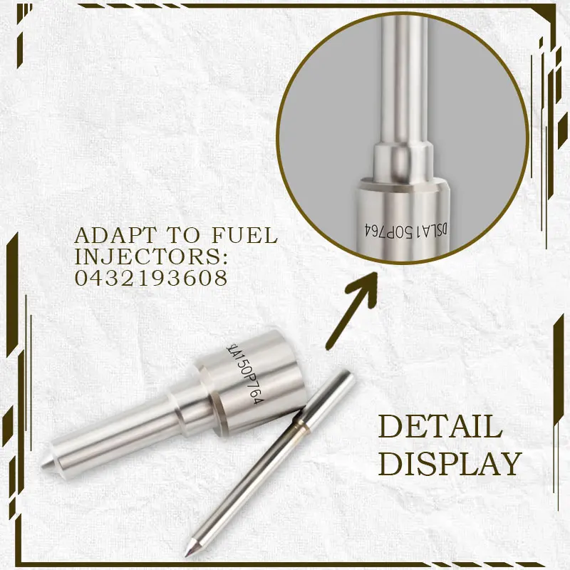 DSLA150P764 - Automobile Diesel Engine Fuel Nozzles of Flat Head White Needle Applitable For 0432193608 Injector YF1528