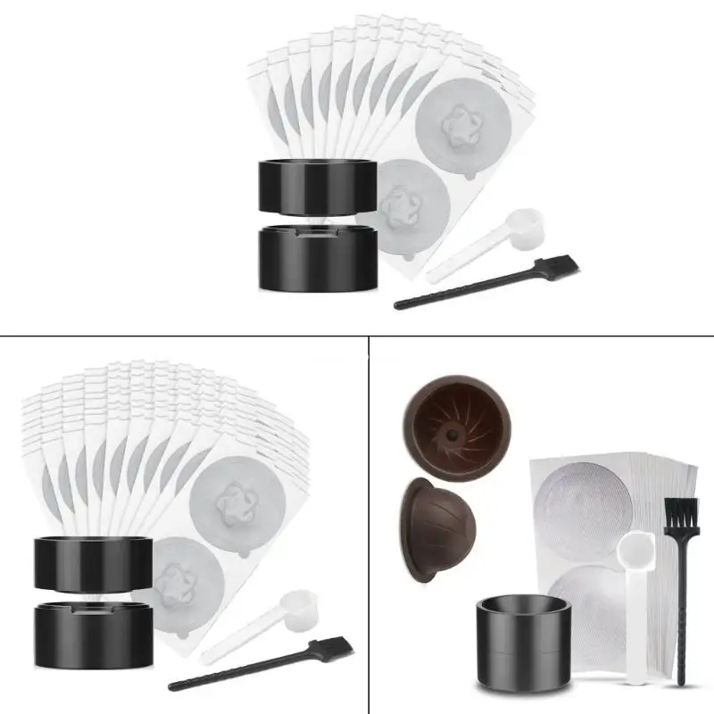 Easy To Use Coffee Pods Refiller Ensures Perfect Lid Alignment Coffee Pods Shell Filler Set Coffee Pods Accessories Dropship