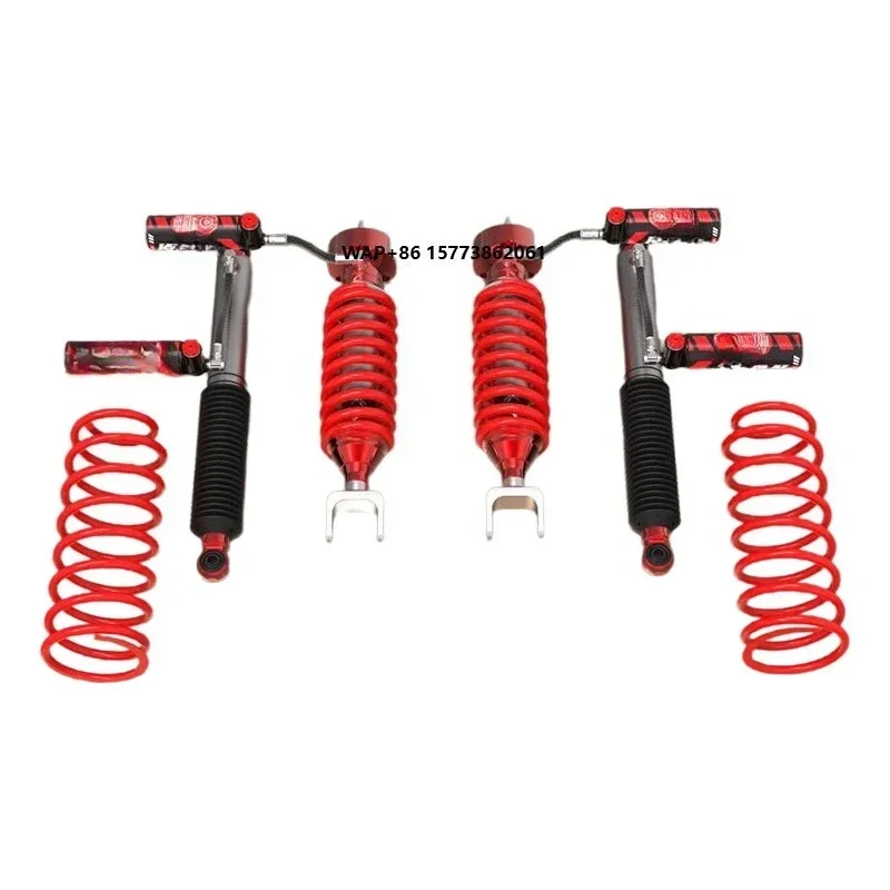 2018 Fahrwerks-Höherlegungskit Günstig 2 Zoll Einstellbare Coilover Auto-Stoßdämpfer und Schraubenfedern Neuzustand