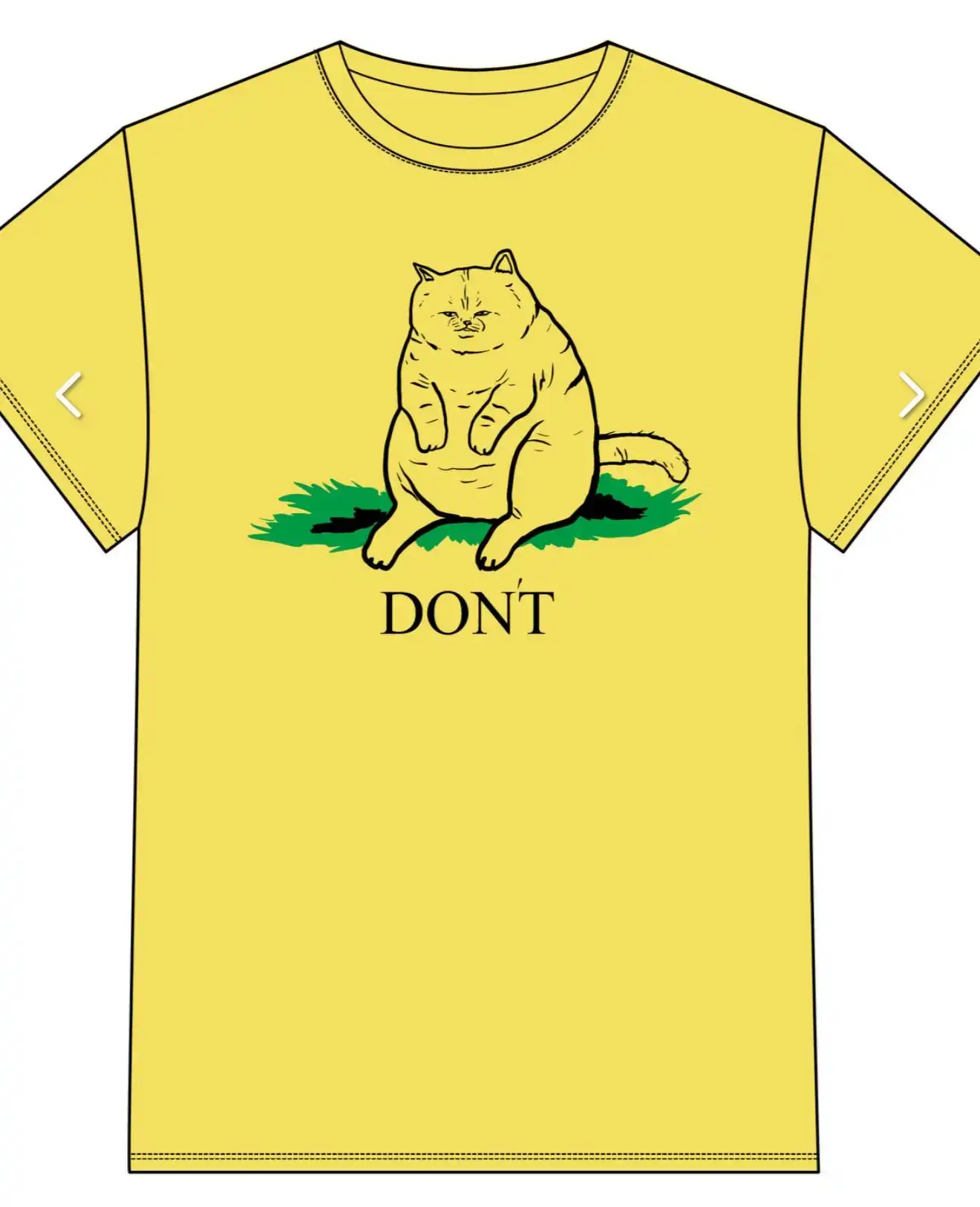 Dont - Yellow Unisex Comfort Colors T-shirt