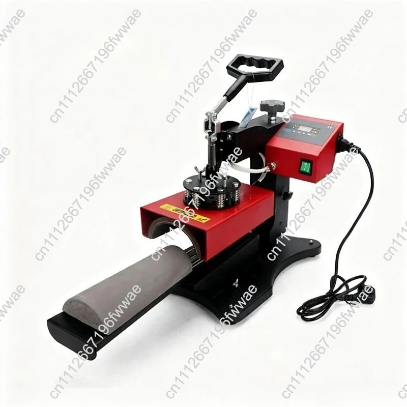 For 220V Manual Heat Press Machine for Knee Cap Sports Protective Gear Heat Transfer Printing with Pen