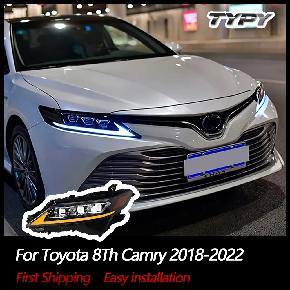 

Car Headlamp Headlights Modified Head Lamp Head light LED Daytime Running Lights For Toyota 8Th Camry 2018-2022
