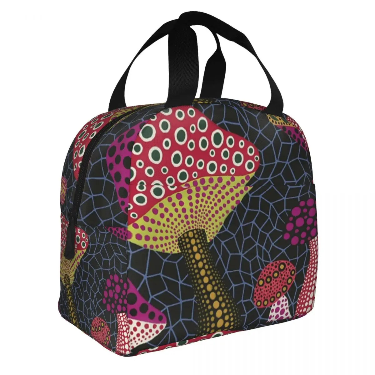 Yayoi Kusama Lunch Bag Women Cooler Thermal Insulated Lunch Box for Office